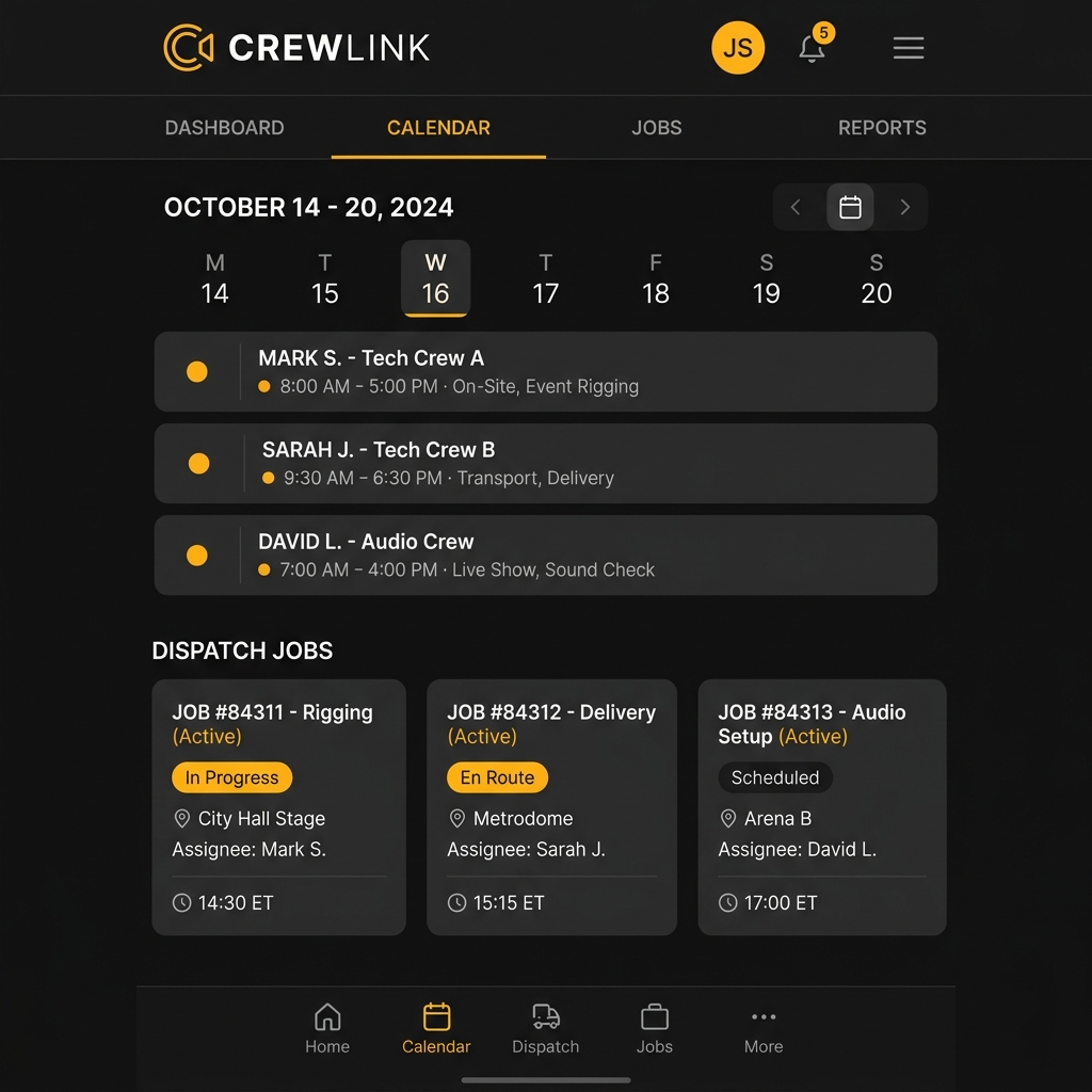 Employee & Crew Scheduling System - Workflow Automation & Management